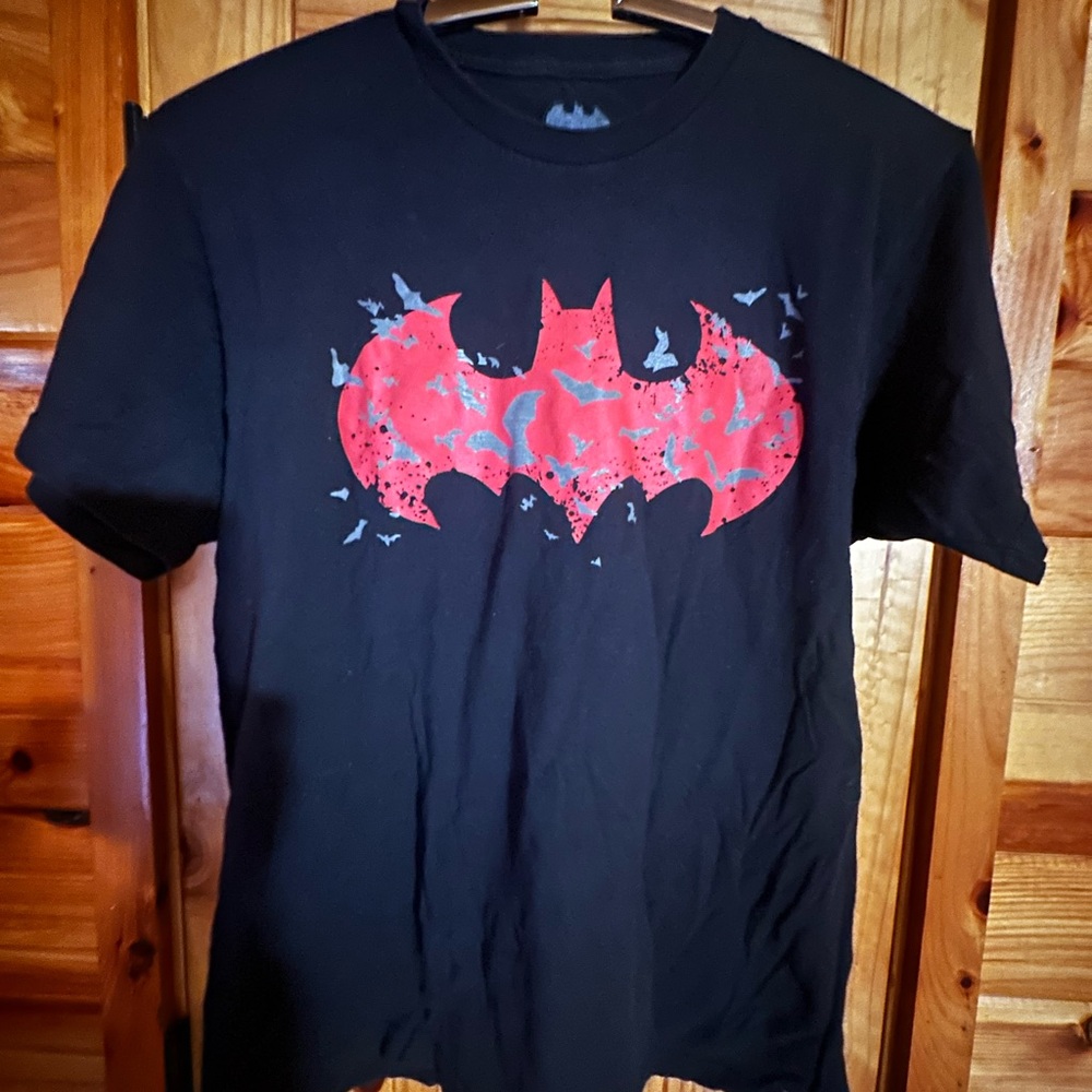 Batman Black and Red Graphic Tee
